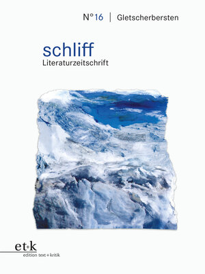 cover image of schliff -Gletscherbersten